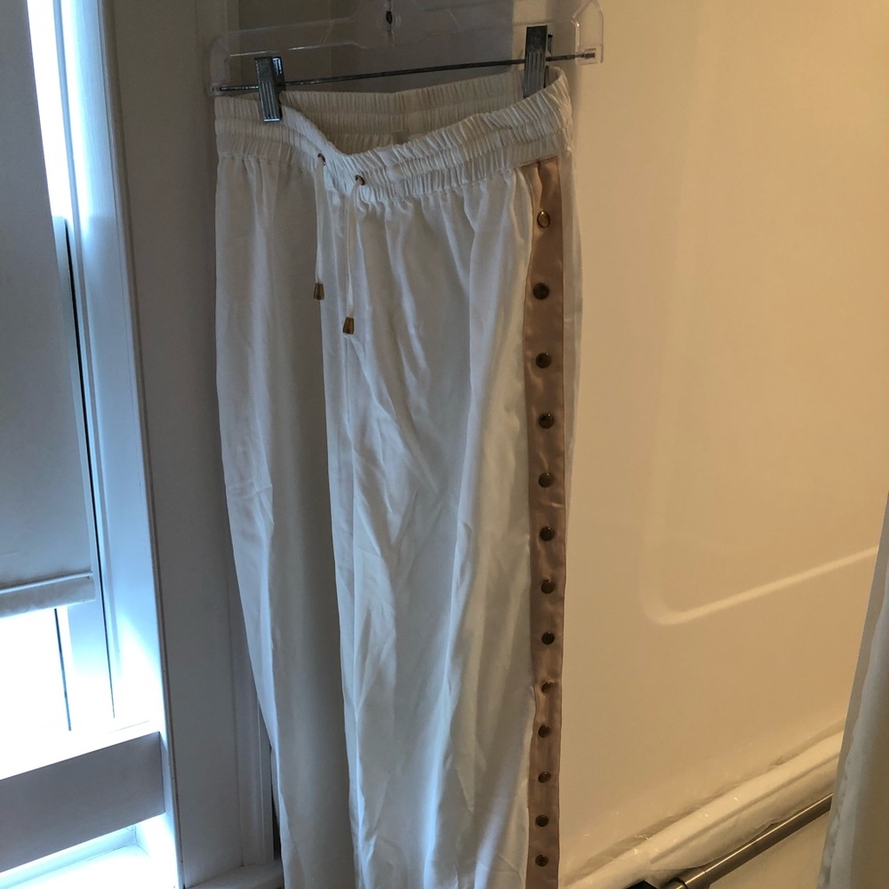 Meshki Silk Popper Pants